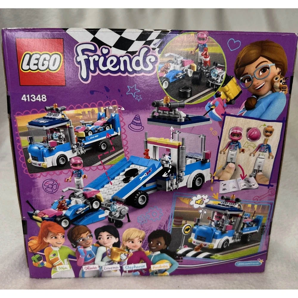 Lego 41348 Friends 6+ NEW Service & Care Truck Olivia FlatbedTowtruck 247 Pieces - Picture 2 of 4